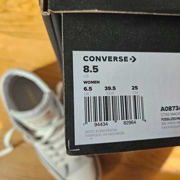 Women's Converse Chuck Taylor All Star Madison Mid Sneakers 8.5 - Picture 9 of 10